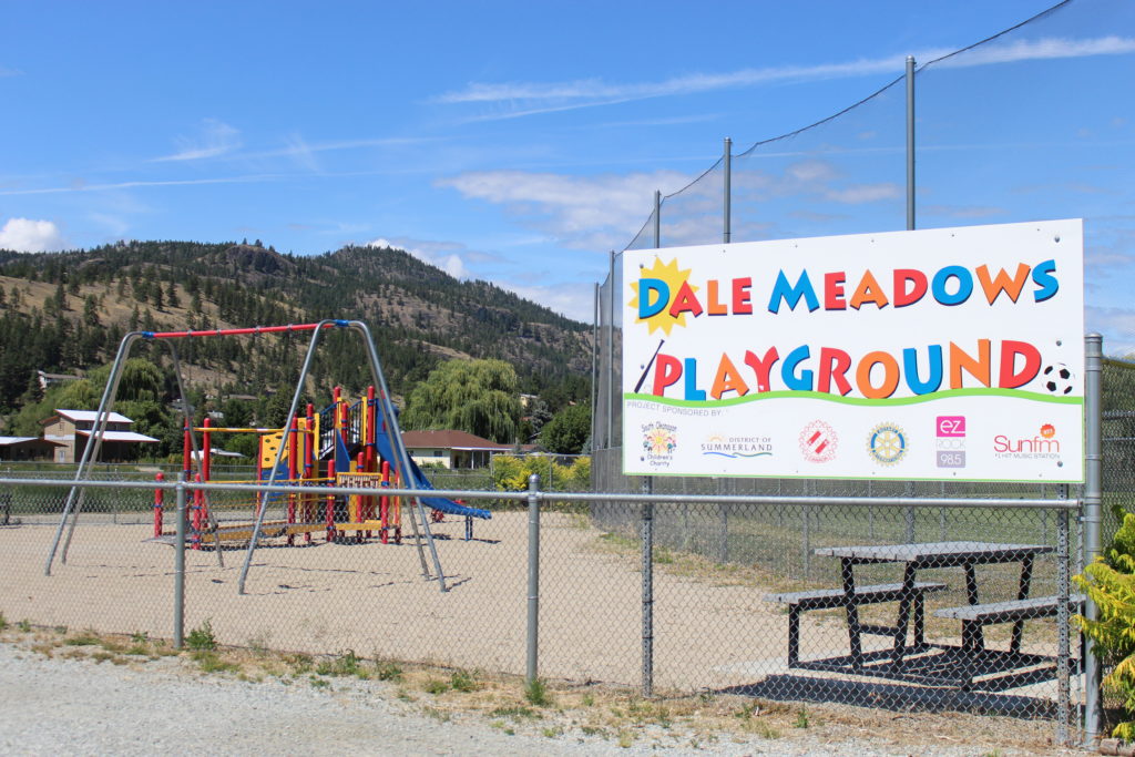 Dale Meadows Playground, Summerland