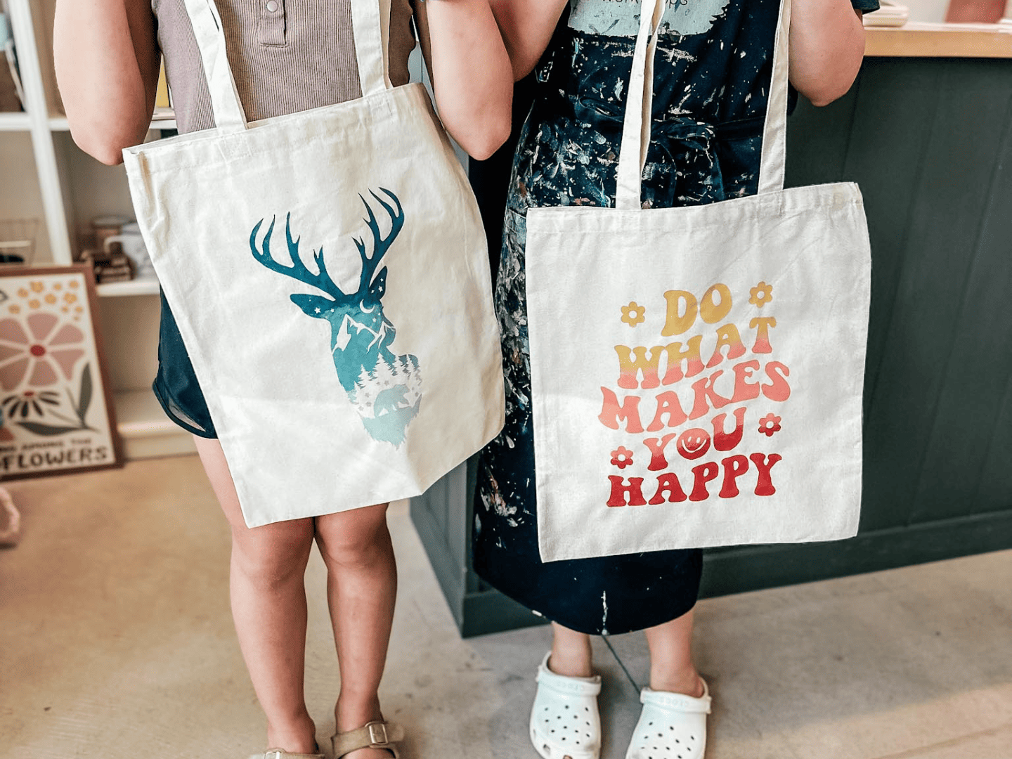 Tote Bag at Rustic Chalk Decor - Kelowna Tote Bag at Rustic Chalk Decor - Kelowna