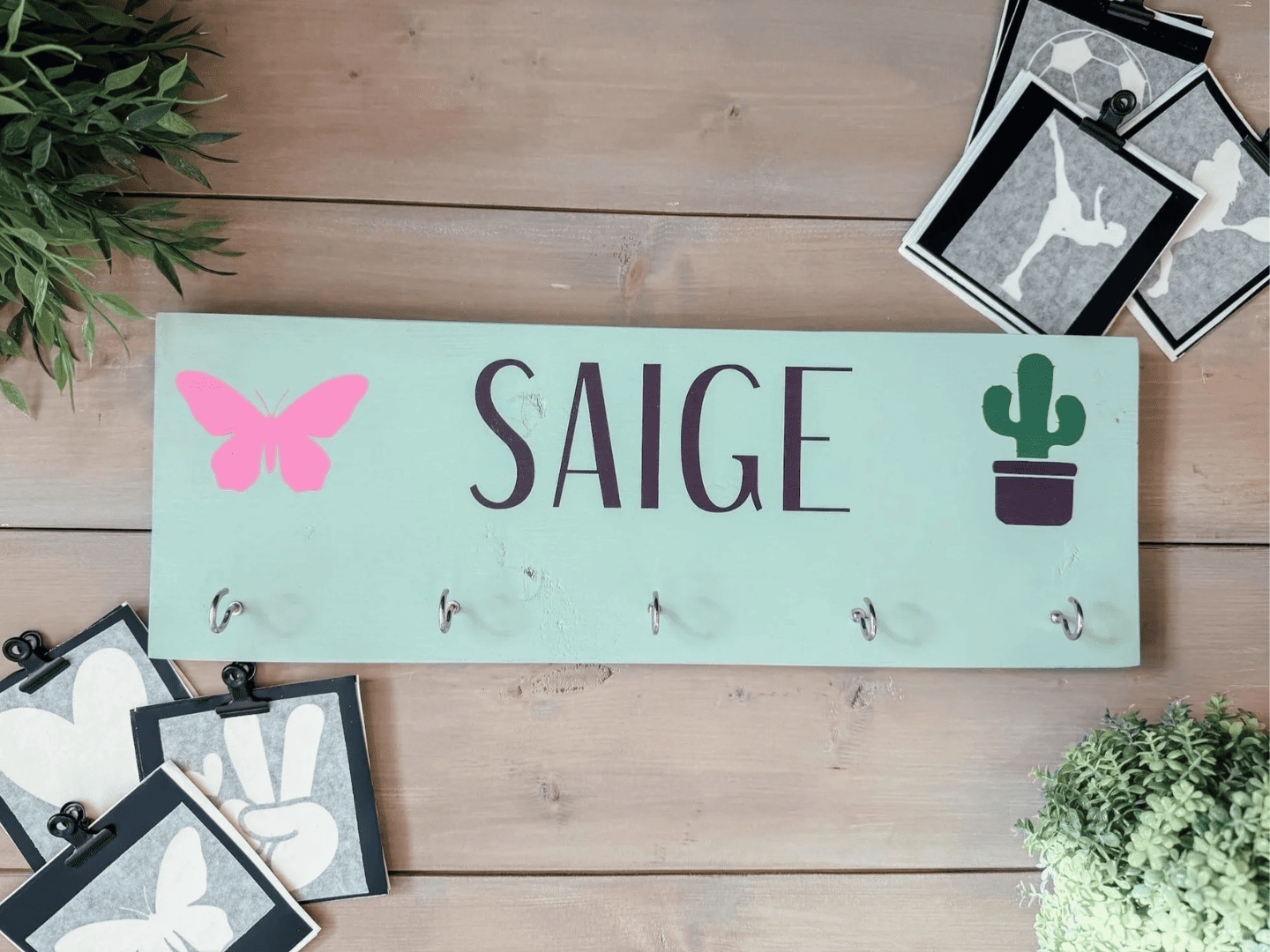 Medal/Jewelry Holder at Rustic Chalk Decor - Kelowna Medal/Jewelry Holder at Rustic Chalk Decor - Kelowna