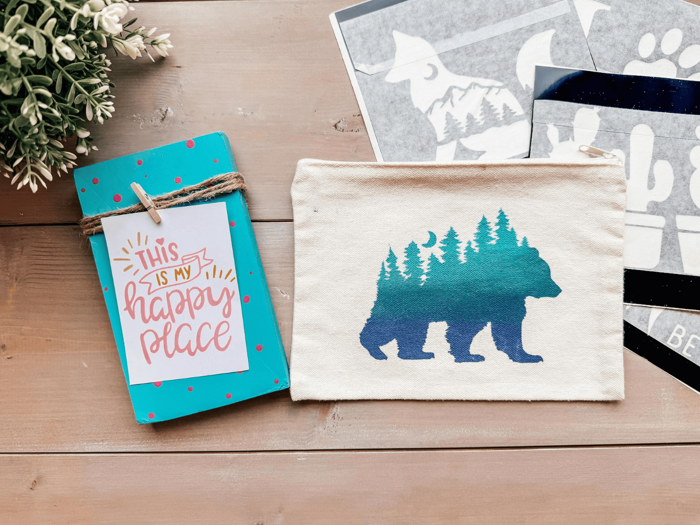 Pencil Case & Photo Clipboard at Rustic Chalk Decor - Kelowna Pencil Case & Photo Clipboard at Rustic Chalk Decor - Kelowna