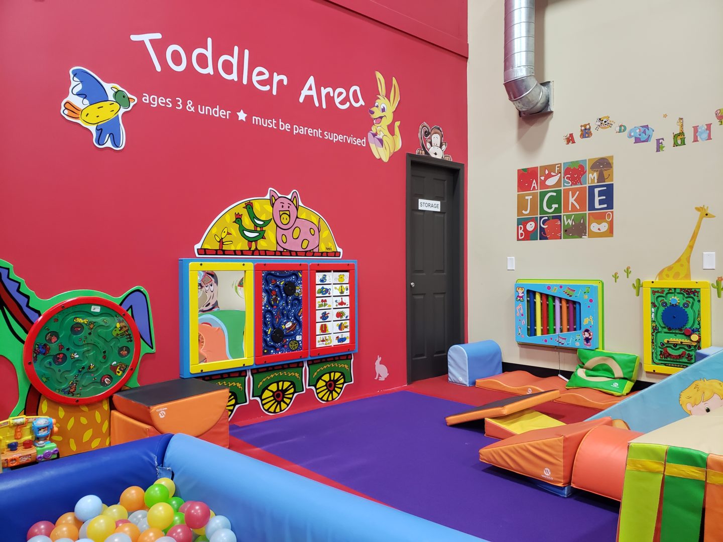 Toddler Area at Jump2It Indoor Play Centre, Kelowna