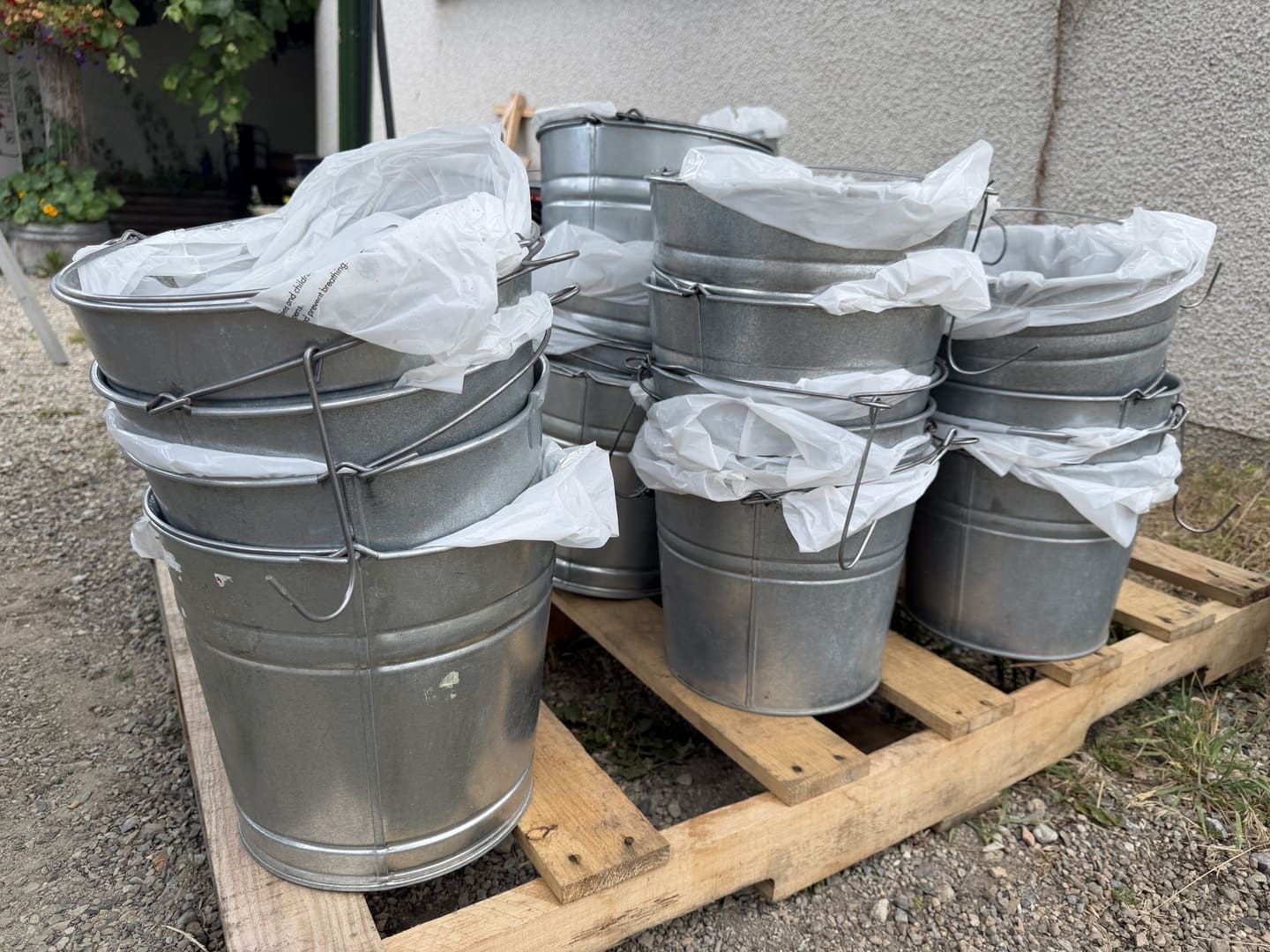 Buckets for Cherry Picking in the Okanagan