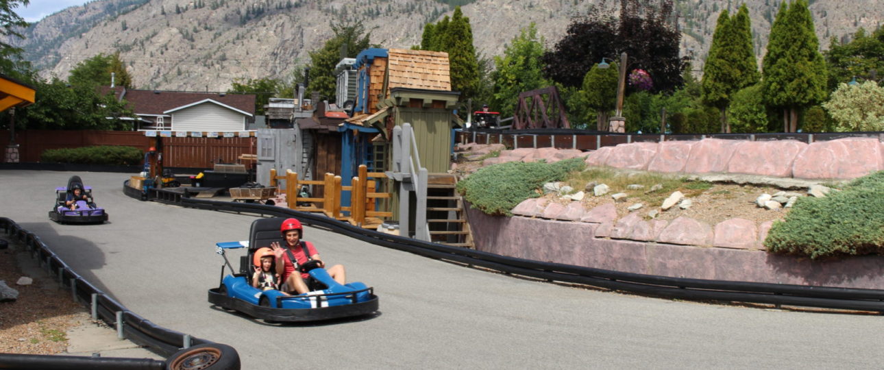 Go karting at Rattlesnake Canyon in Osoyoos