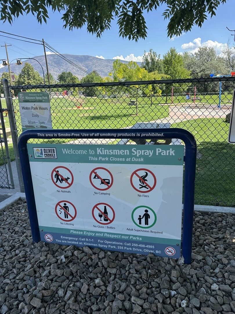 Kinsmen Spray Park - Oliver BC
