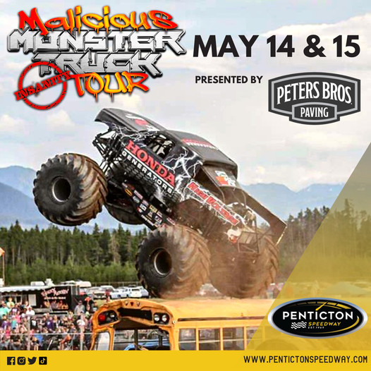 Malicious Monster Truck Tour Penticton Okanagan Family Fun