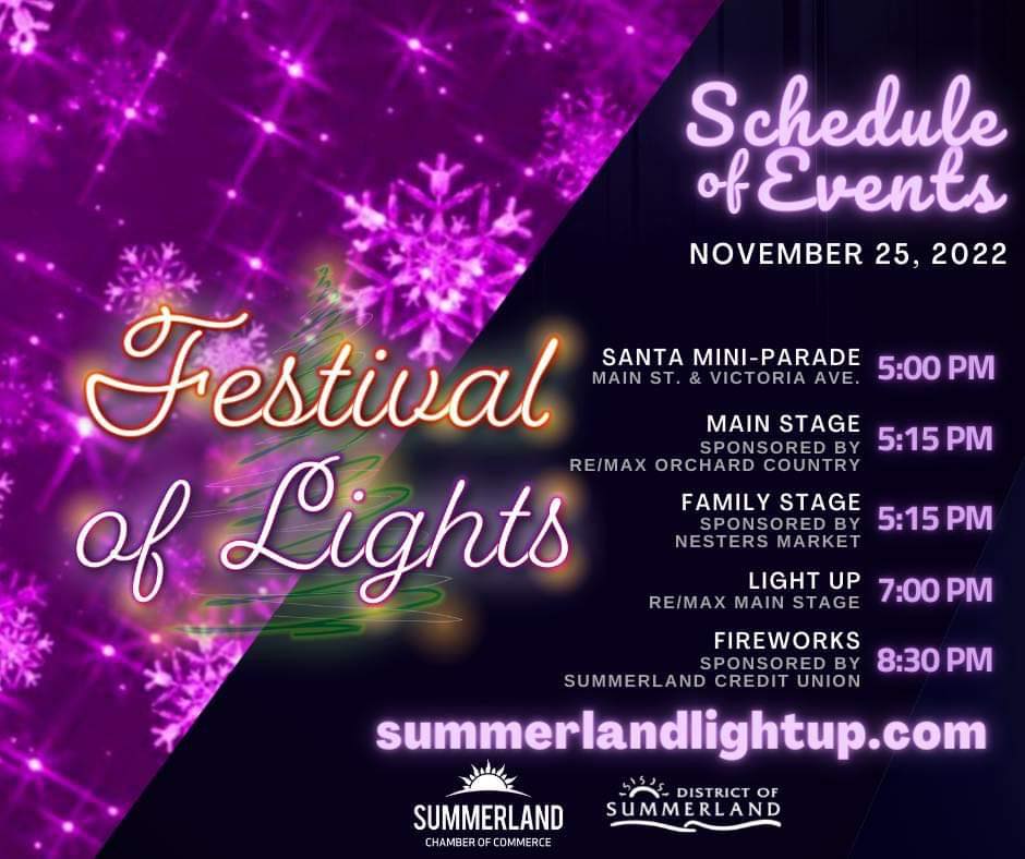 2022 Summerland Festival of Lights