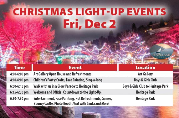 Peachland Christmas Light-Up