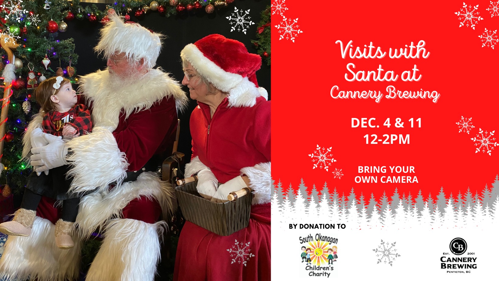 Santa Photos at Cannery Brewing - Penticton