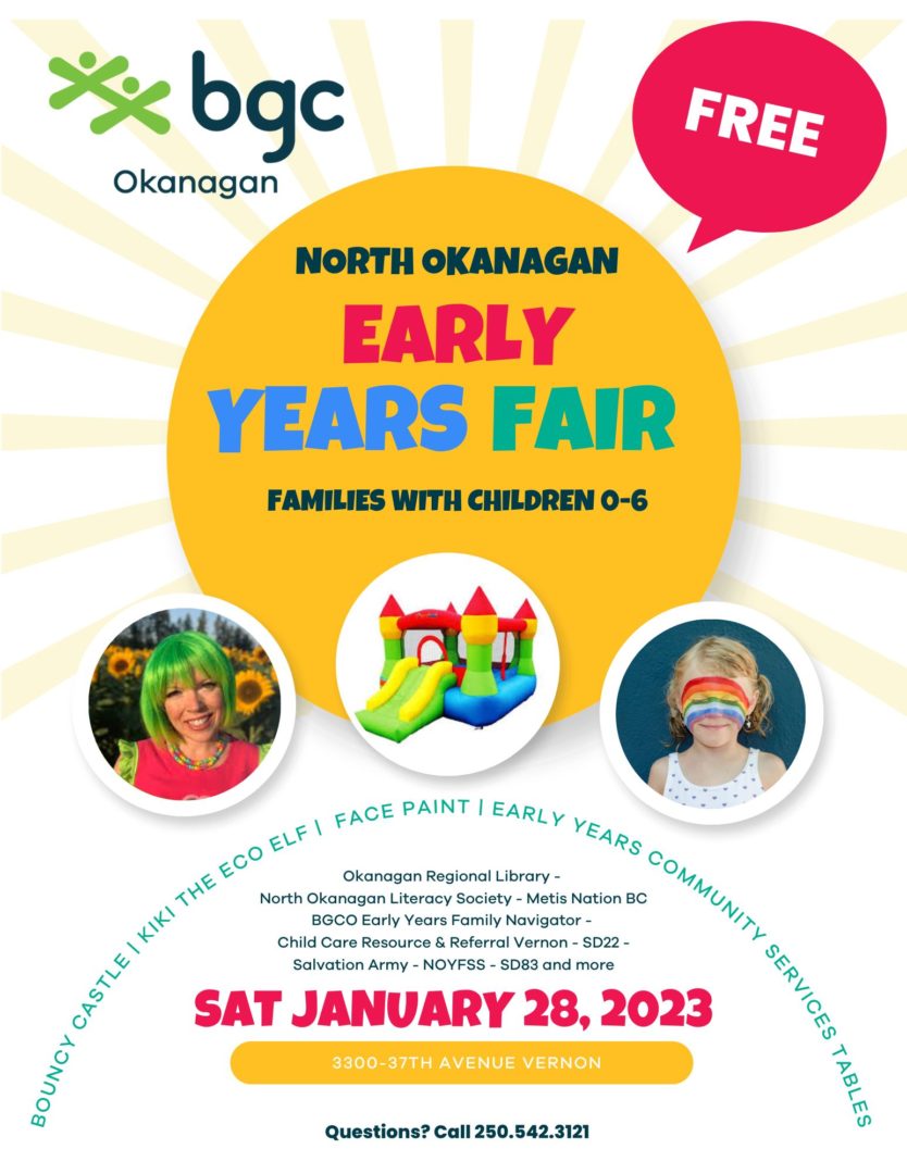 North Okanagan Early Years Fair - Vernon