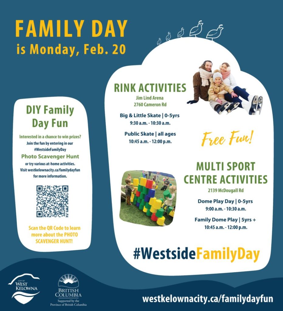 Family Day Fun - West Kelowna