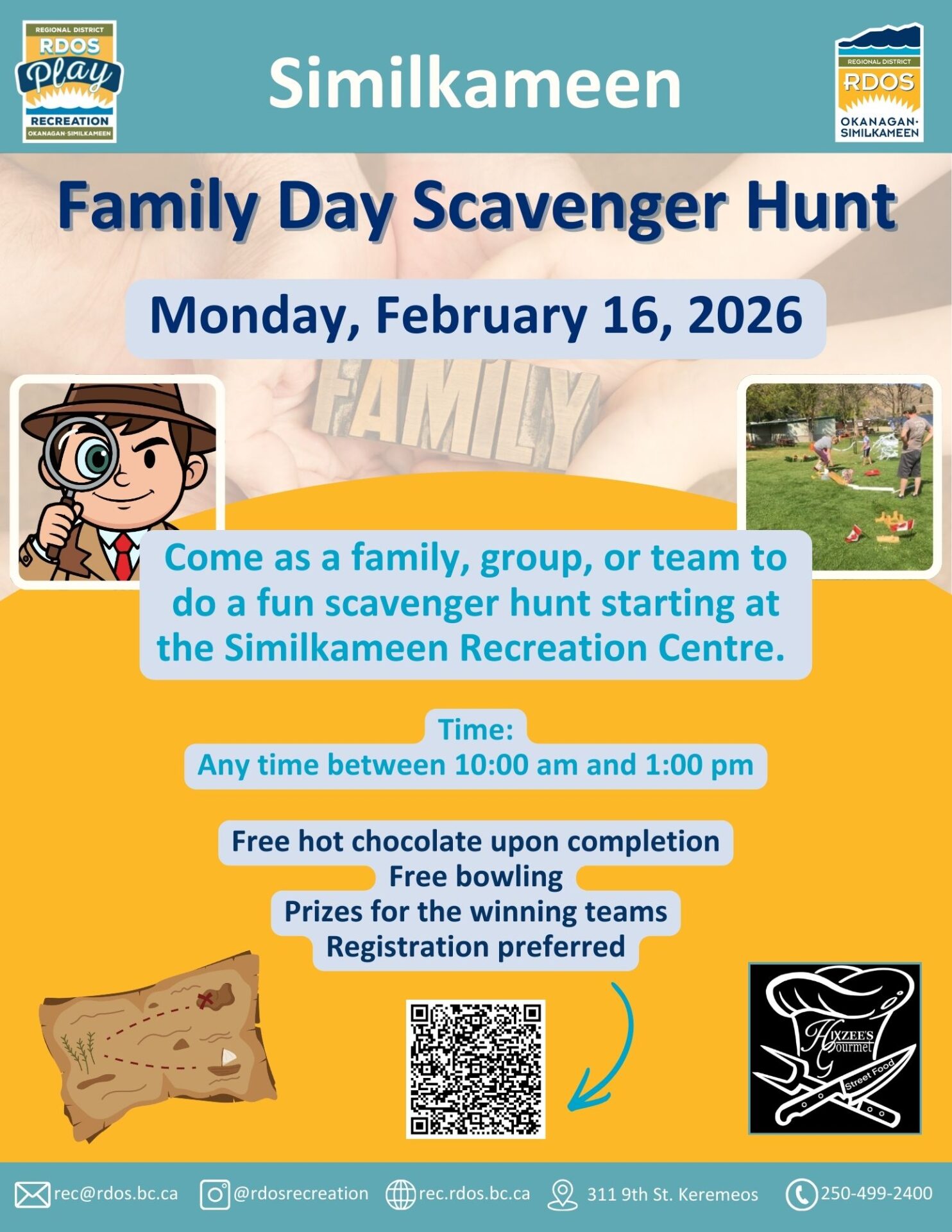 Family Day Scavenger Hunt - Similkameen Recreation Centre
