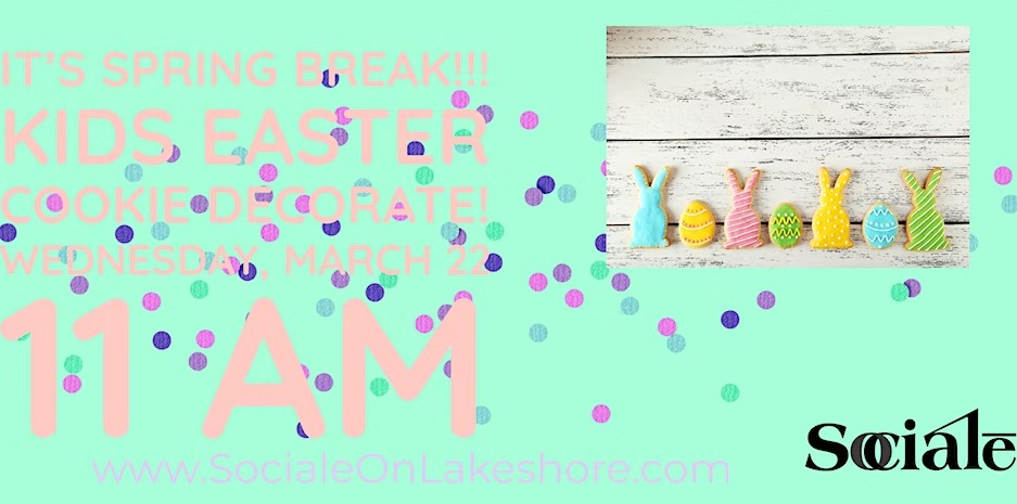 Kid's Spring Easter Cookie Decorating - Penticton