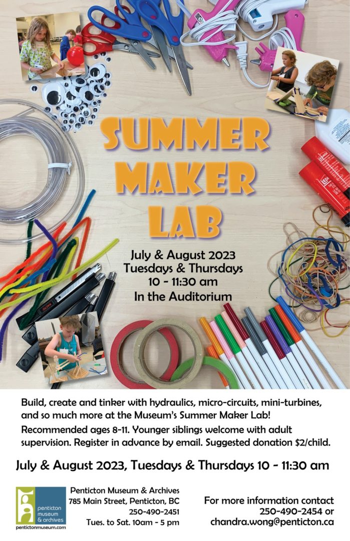 Summer Maker Lab - Penticton Museum