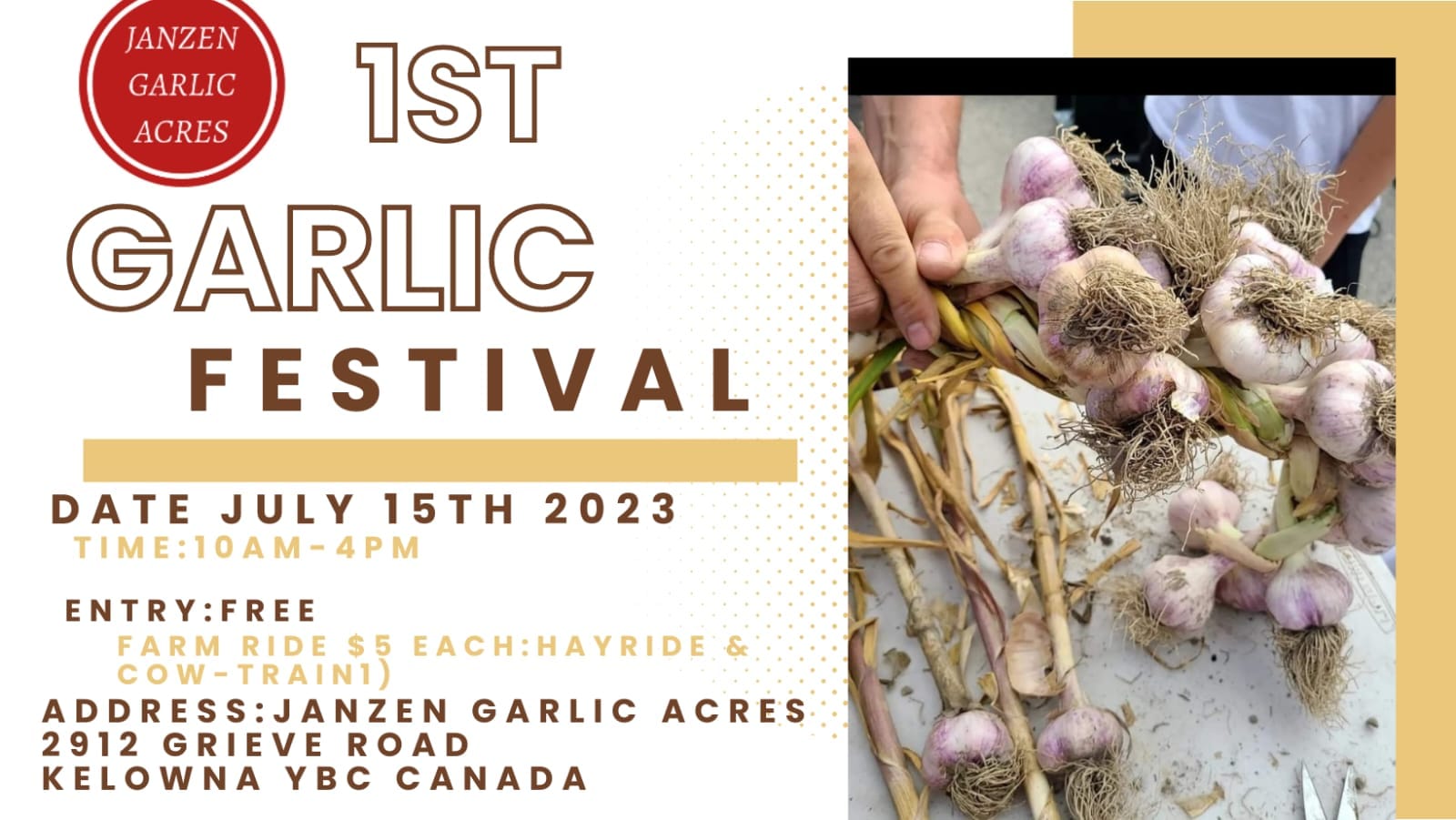 U-Pick Garlic Festival - Kelowna