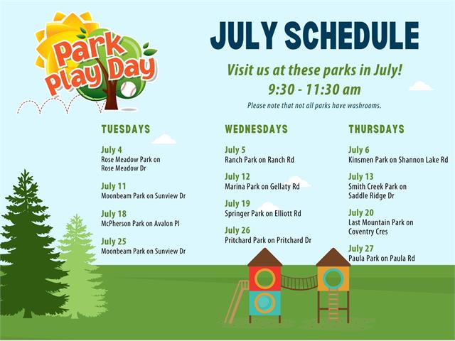 July Park Play Day - West Kelowna