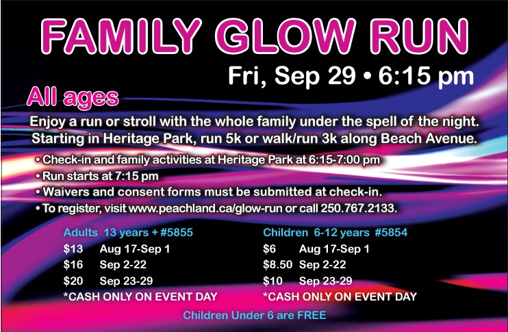 Family Glow Run - Peachland