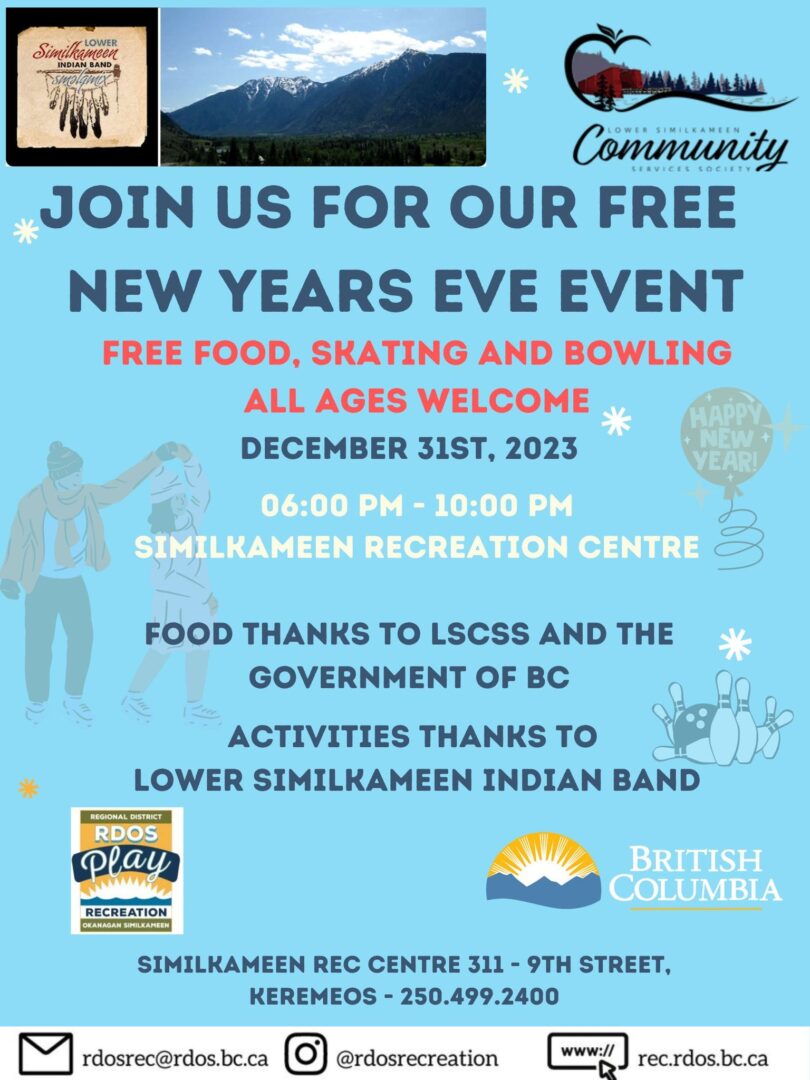 New Years Eve Event - Similkameen