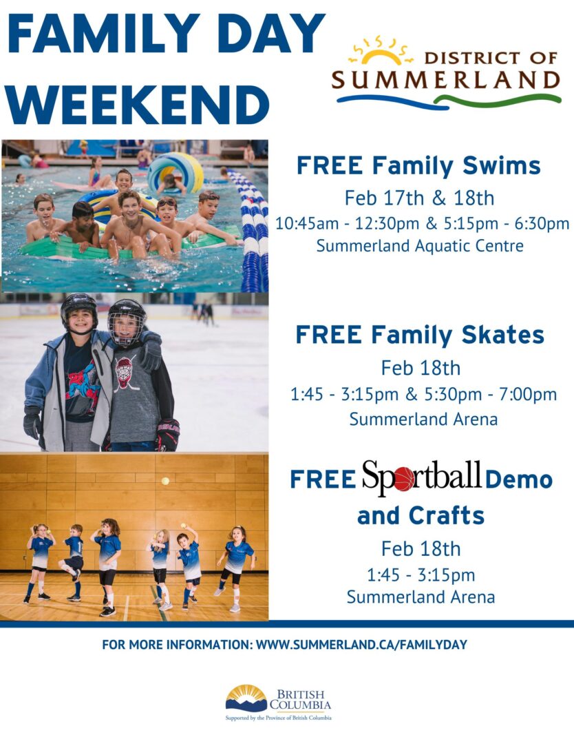 Family Day Weekend - Summerland