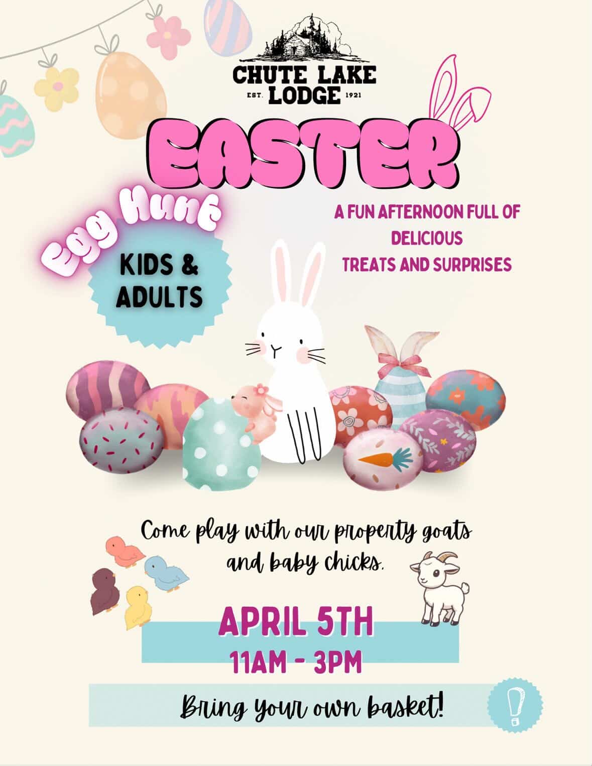 Easter at Chute Lake Lodge