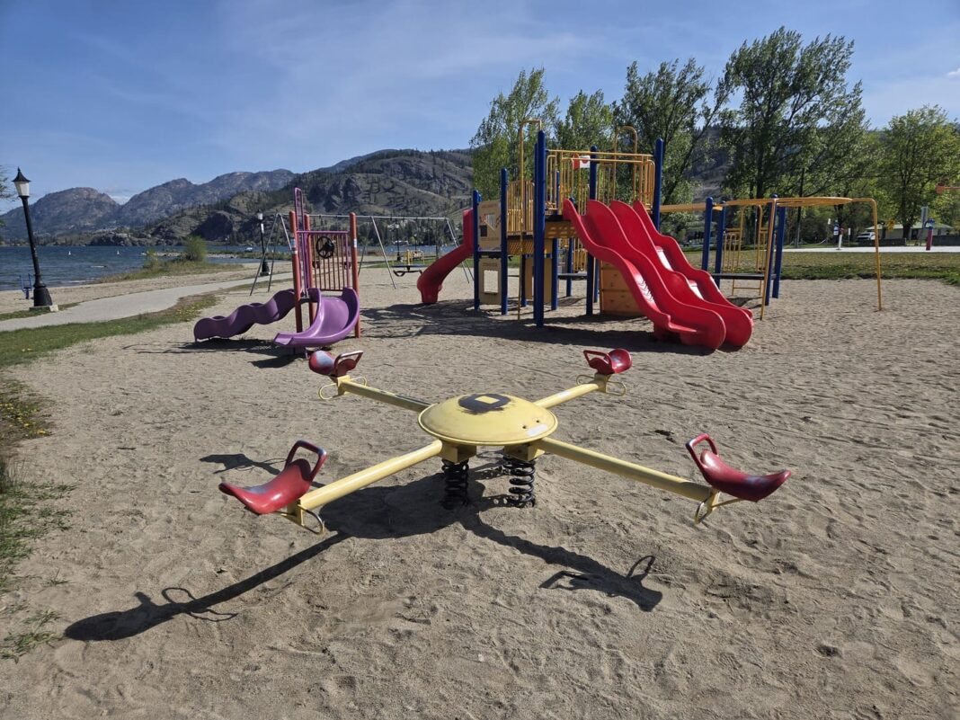 John Bell Playground in Kenyon Park - Okanagan Falls