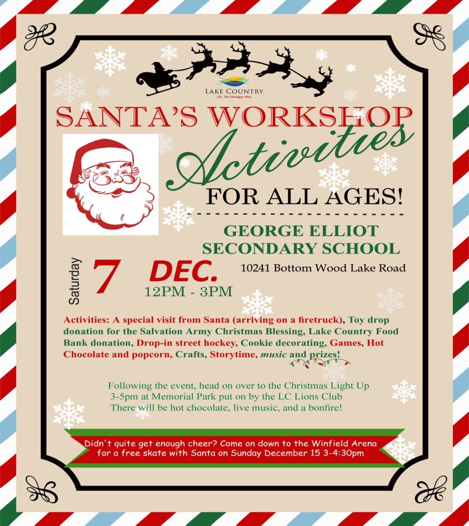 2024 Santa's Workshop - Lake Country