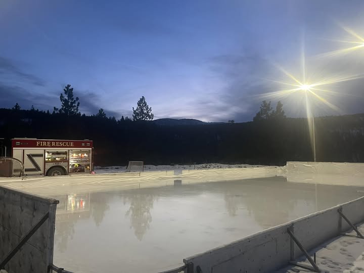 Photo Credit Peachland Fire and Rescue Service - Peachland Rink Photo Credit Peachland Fire and Rescue Service - Peachland Rink