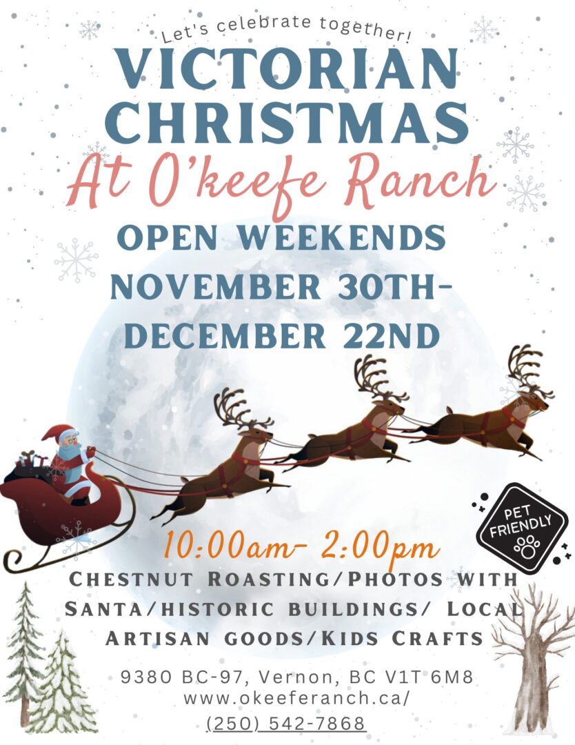 Victorian Christmas at Okeefe Ranch - Vernon