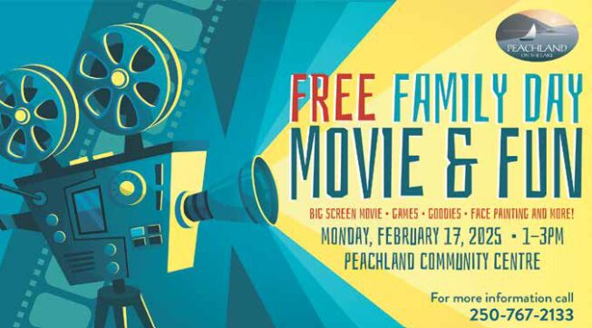 2025 Free Family Day Movie & Fun - Peachland