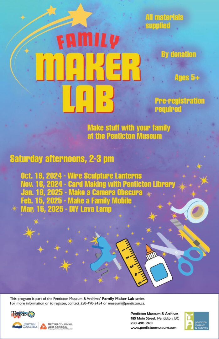 Family Maker Lab - Penticton Museum & Archives