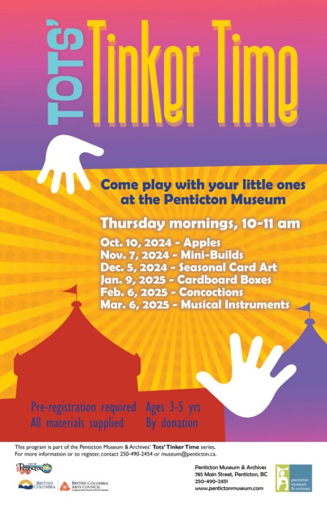 Tot's Tinker Time - Penticton Museum & Archives