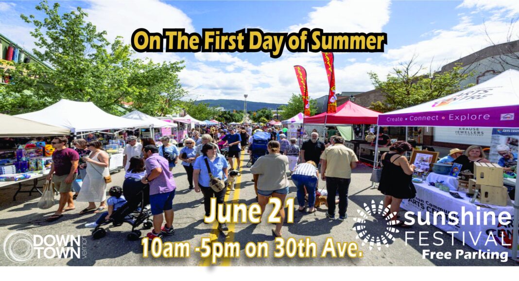 2025 Downtown Vernon Sunshine Festival