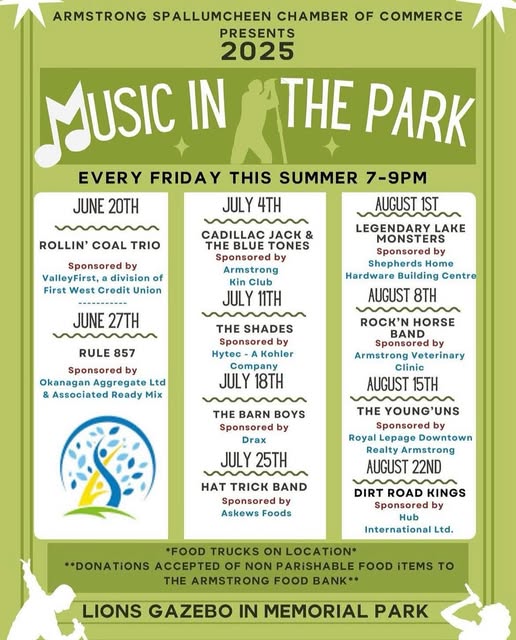 2025 Music in the Park - Armstrong