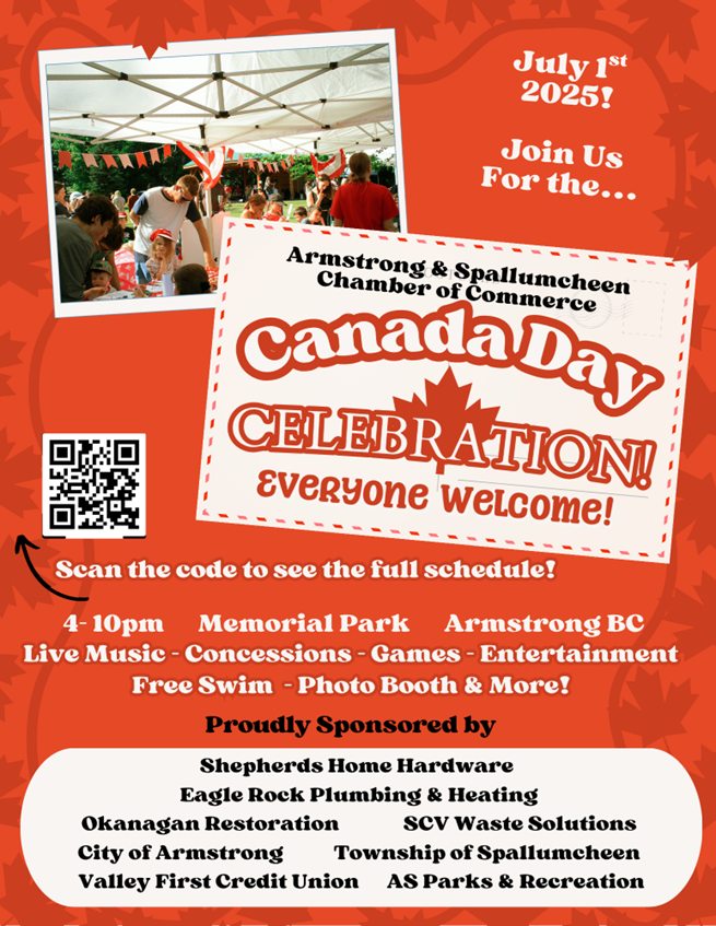 Celebrate Canada Day 2025 in Armstrong