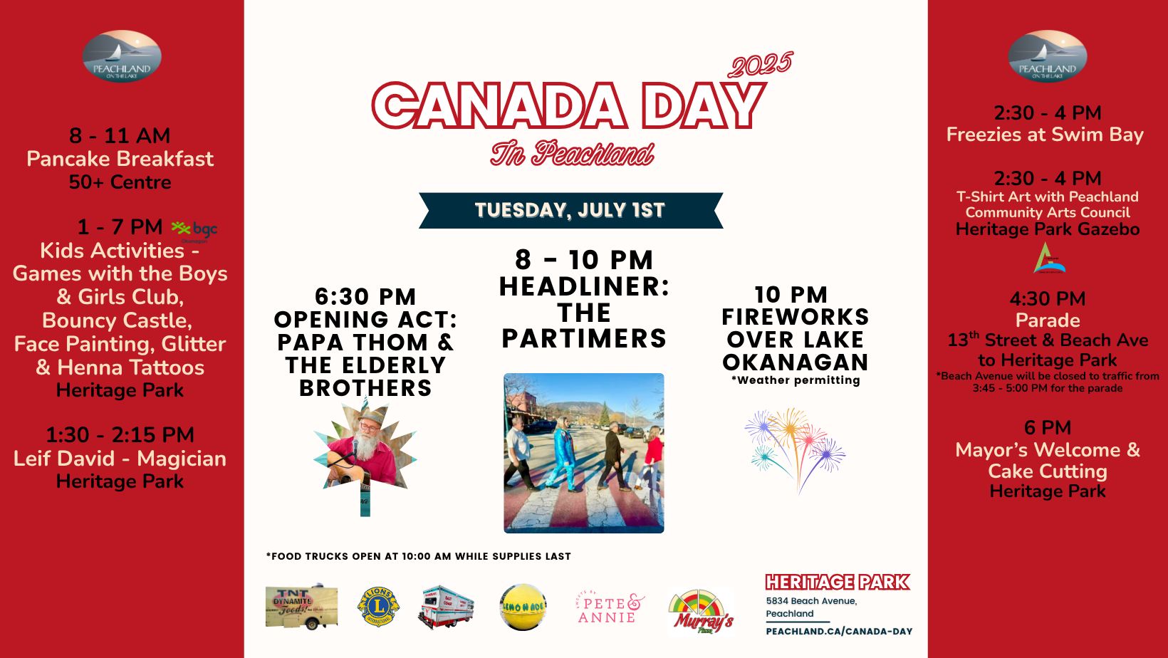 Peachland Canada Day 2025