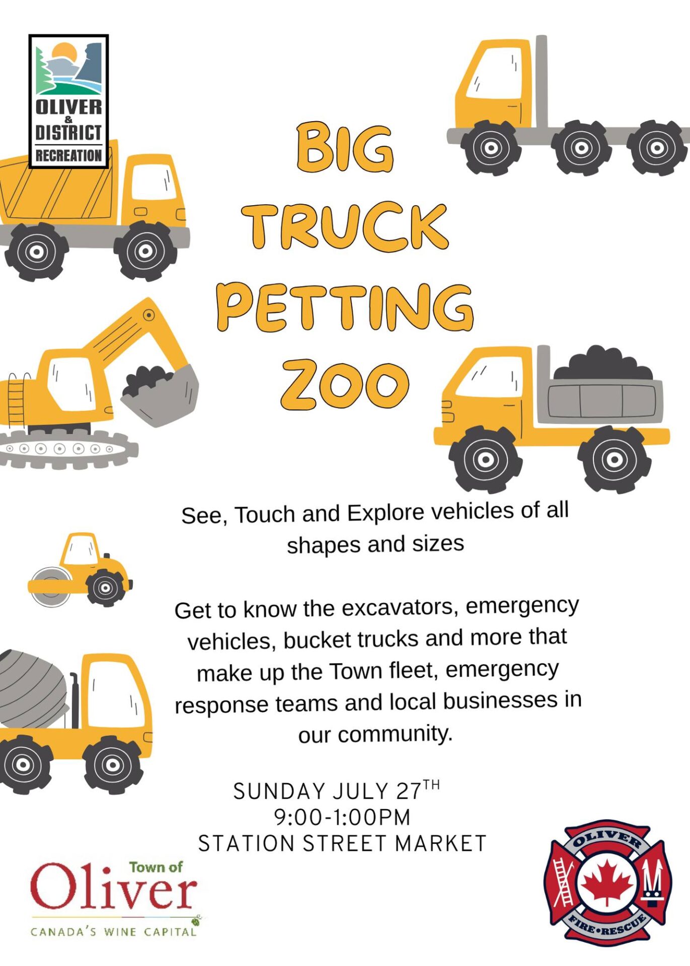 2025 Big Truck Petting Zoo - Oliver