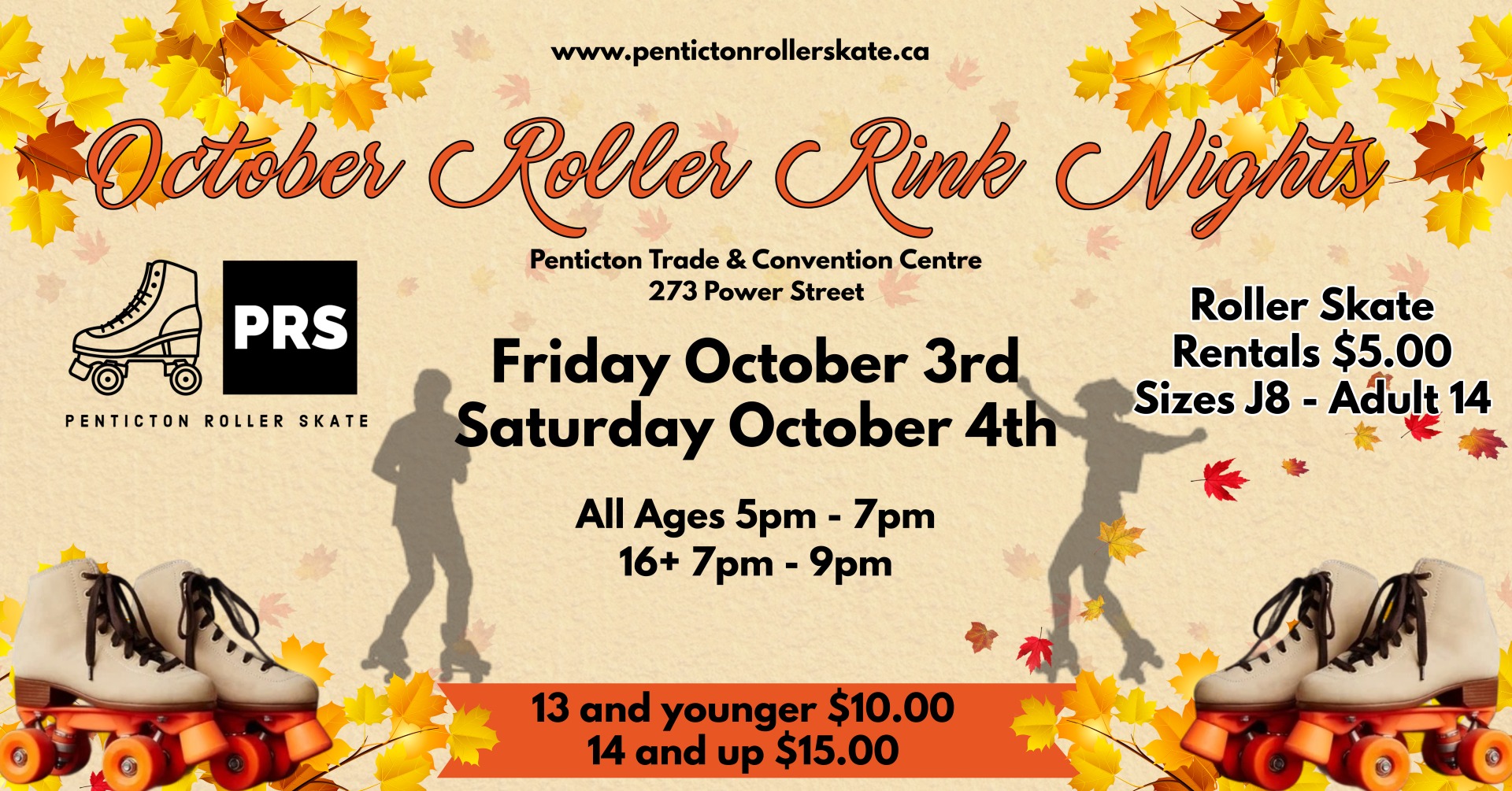 October Roller Rink Nights - Penticton