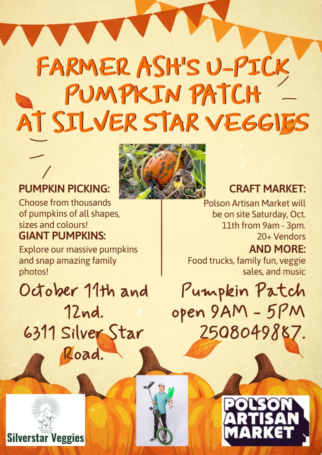 Silverstar Veggies U-pick Pumpkin Patch