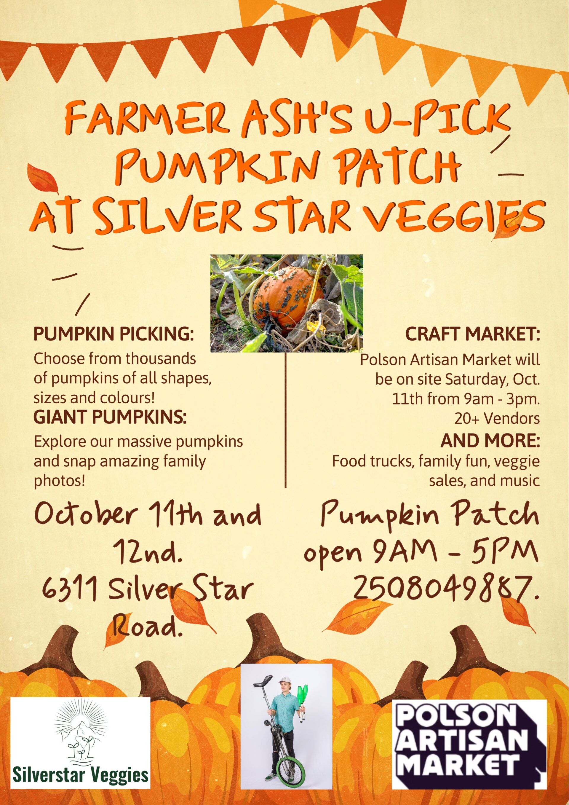 Silverstar Veggies U-pick Pumpkin Patch
