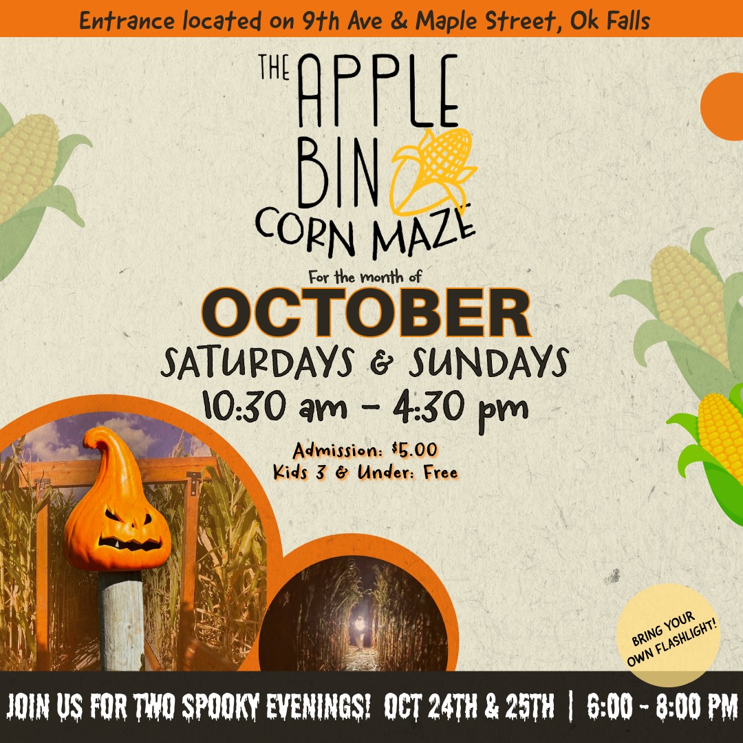 The Apple Bin Corn Maze - Okanagan Falls