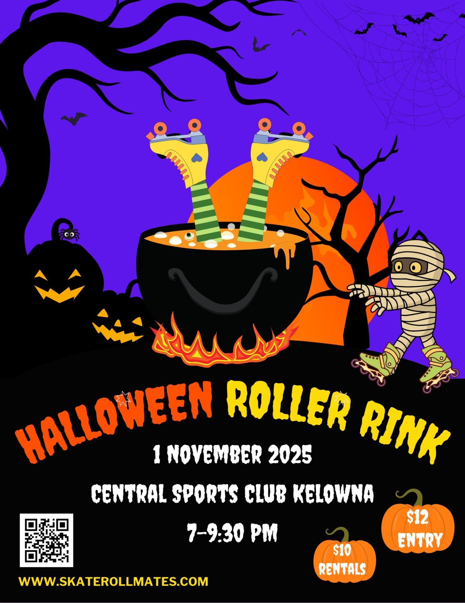 Halloween Roller Rink - Kelowna