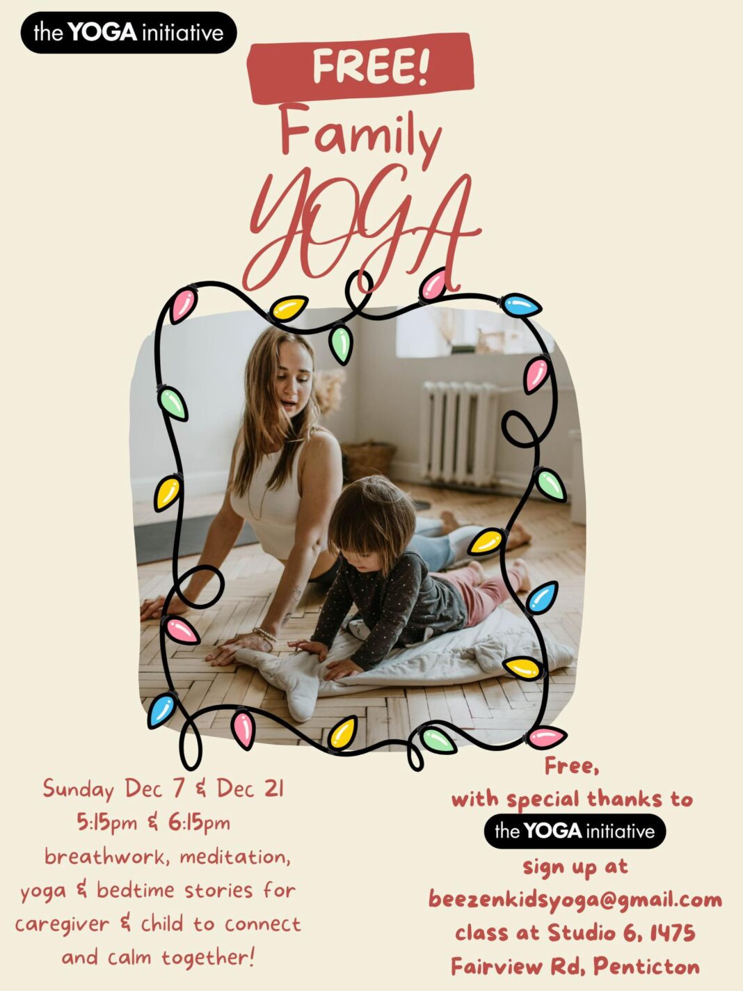 Free Family Yoga - Penticton