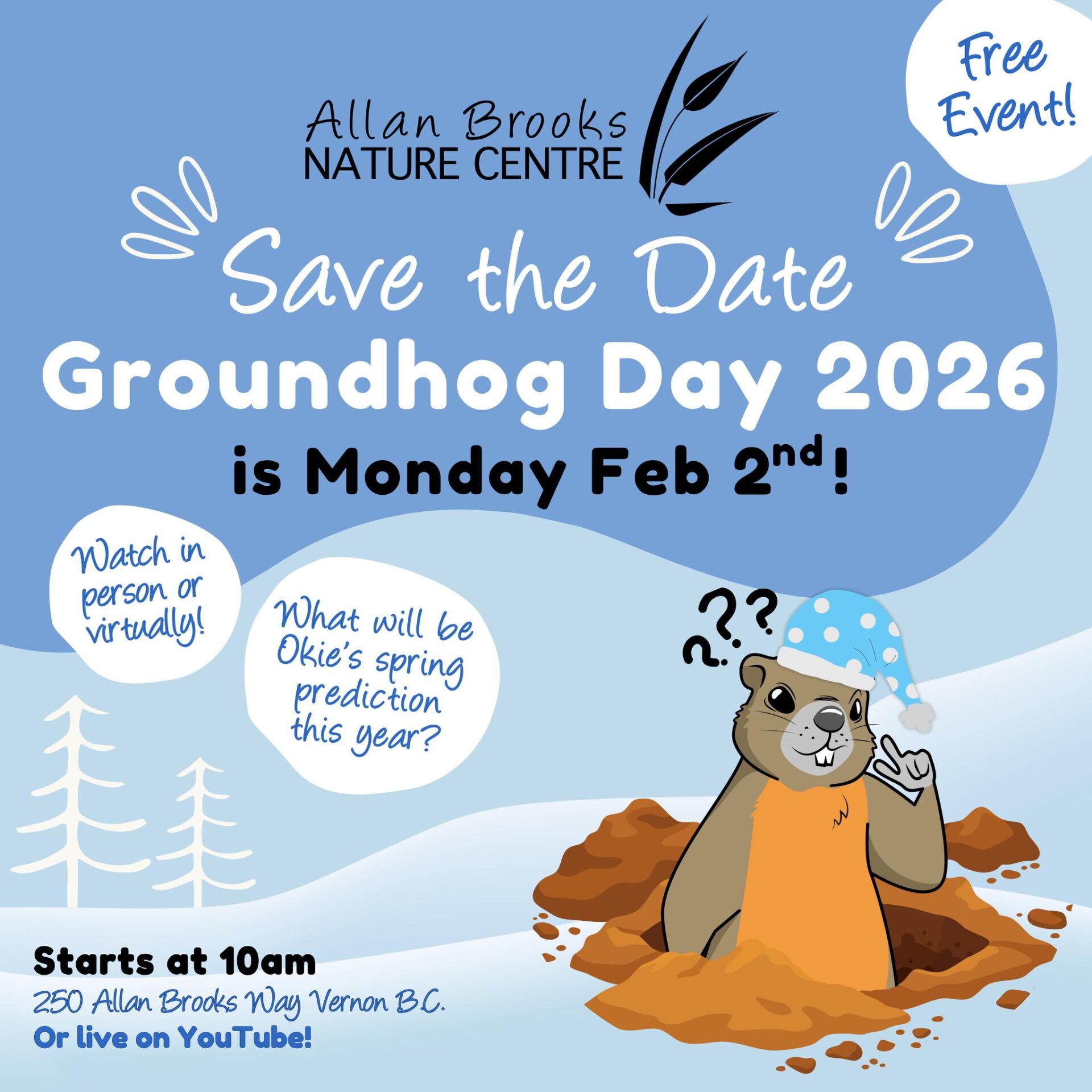ABNC’s Groundhog Day Celebration 2026 – Vernon 2 ABNC's Groundhog Day Celebration 2026 - Vernon 2