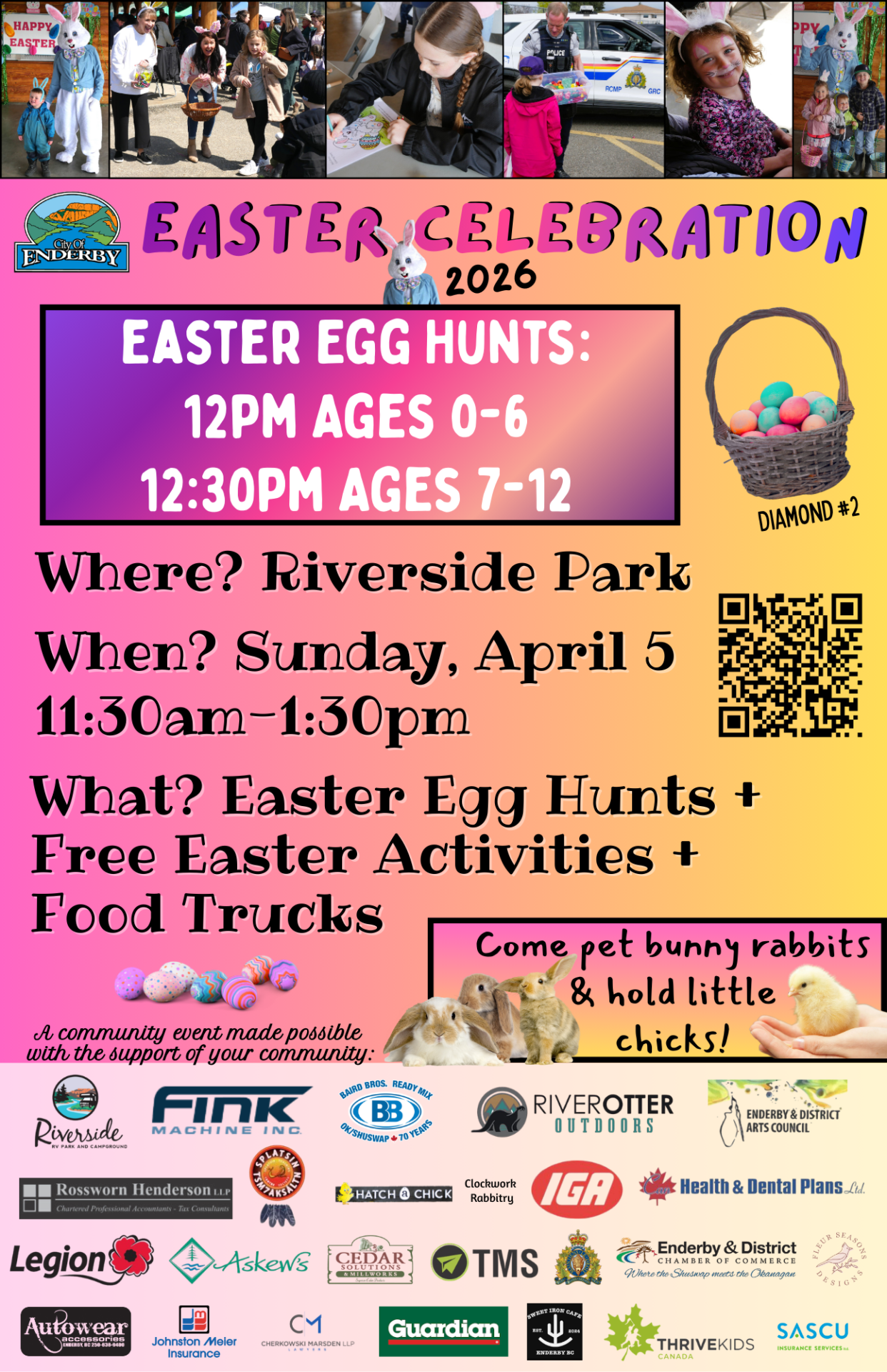 The City of Enderby's Annual Easter Celebration 2026