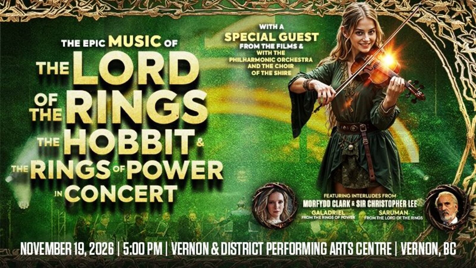 Lord of the Rings, The Hobbit & Rings of Power In Concert - Vernon