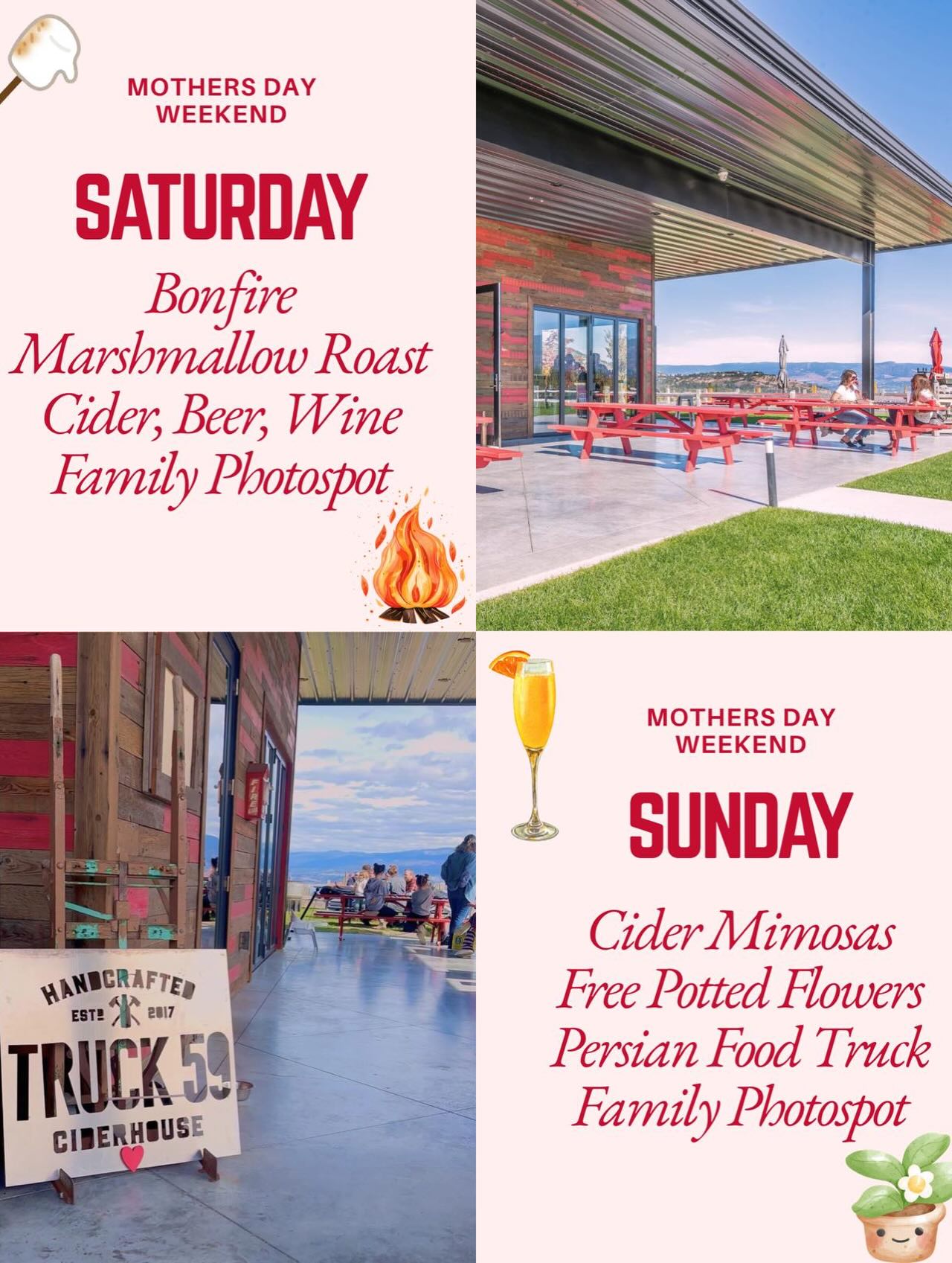 Mother's Day Weekend at Truck '59 Ciderhouse
