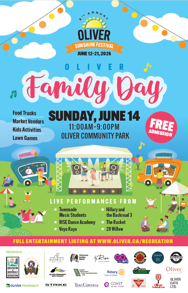 2026 Oliver Family Days (Sunshine Festival) – Oliver 2026 Oliver Family Days (Sunshine Festival) - Oliver