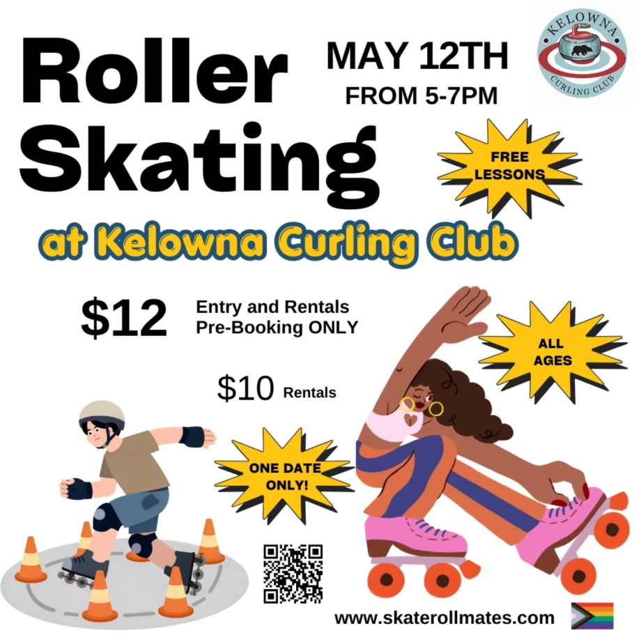 Roller Skating at the Kelowna Curling Club
