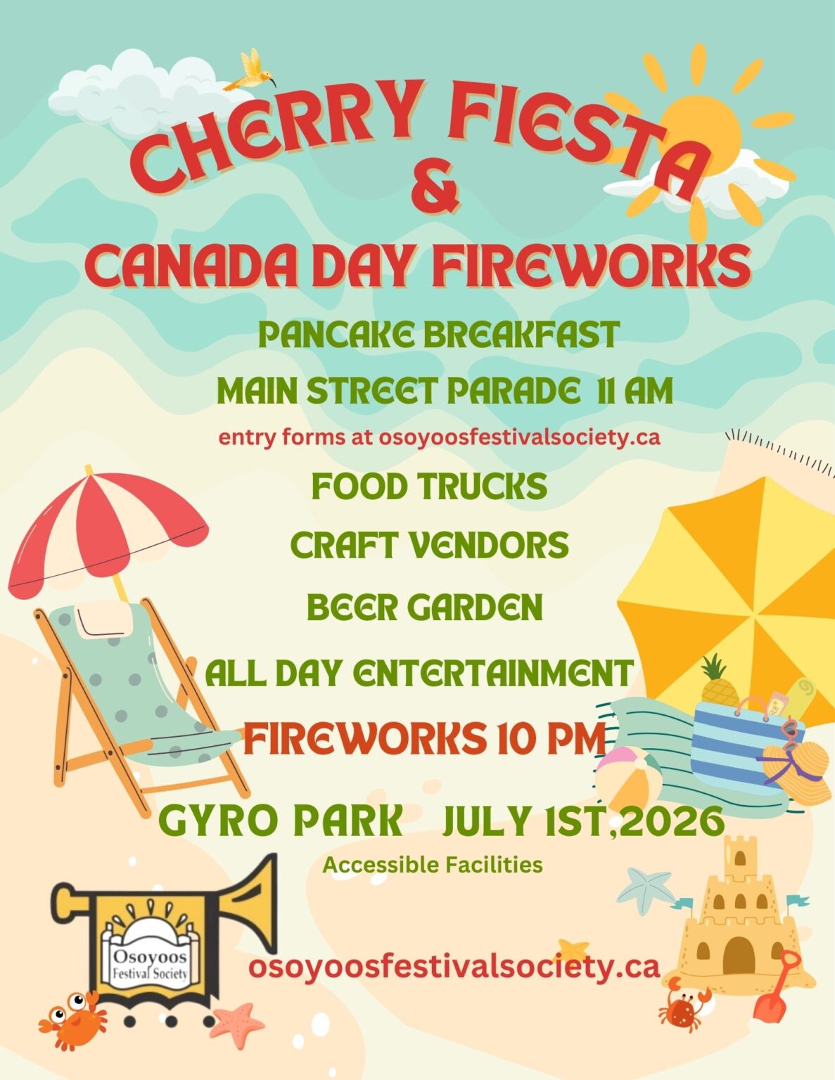 2026 Cherry Fiesta and Canada Day Fireworks – Osoyoos