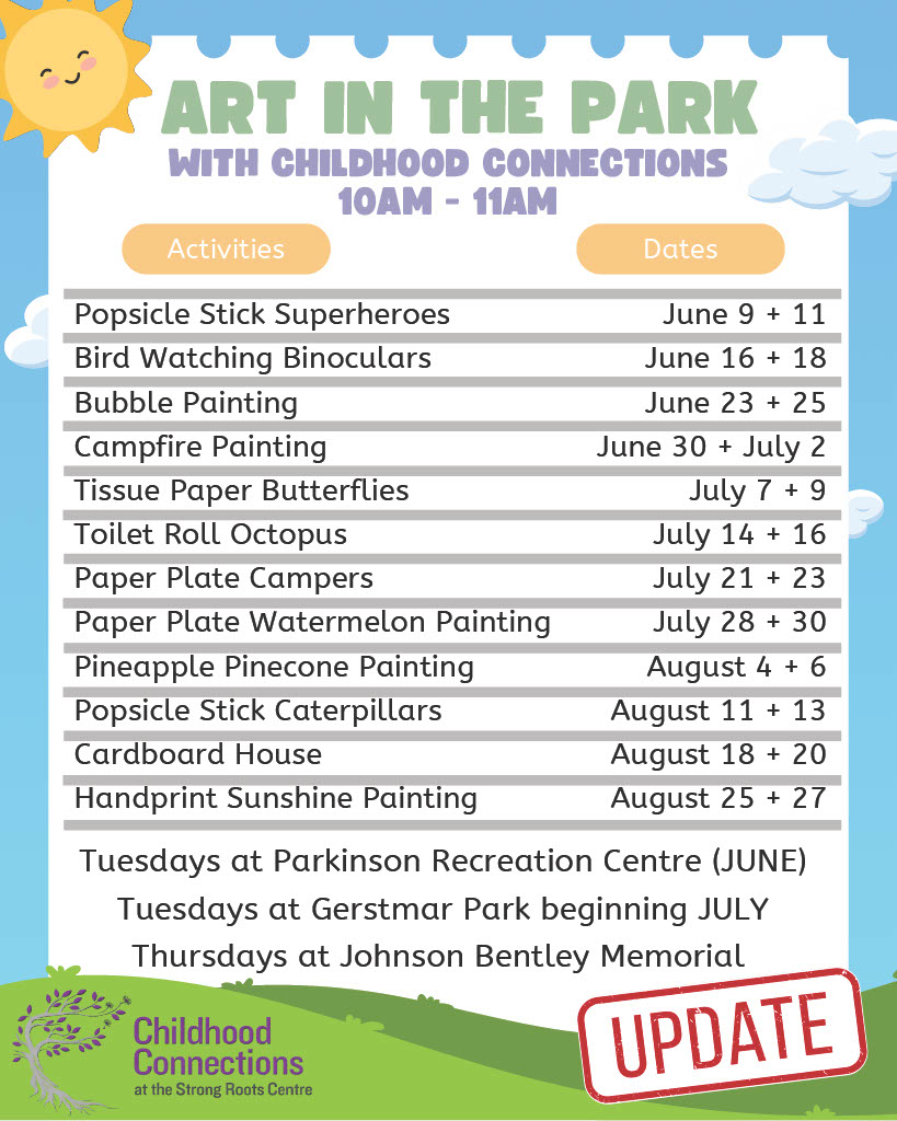 Art in the Park with Childhood Connections - Kelowna West Kelowna