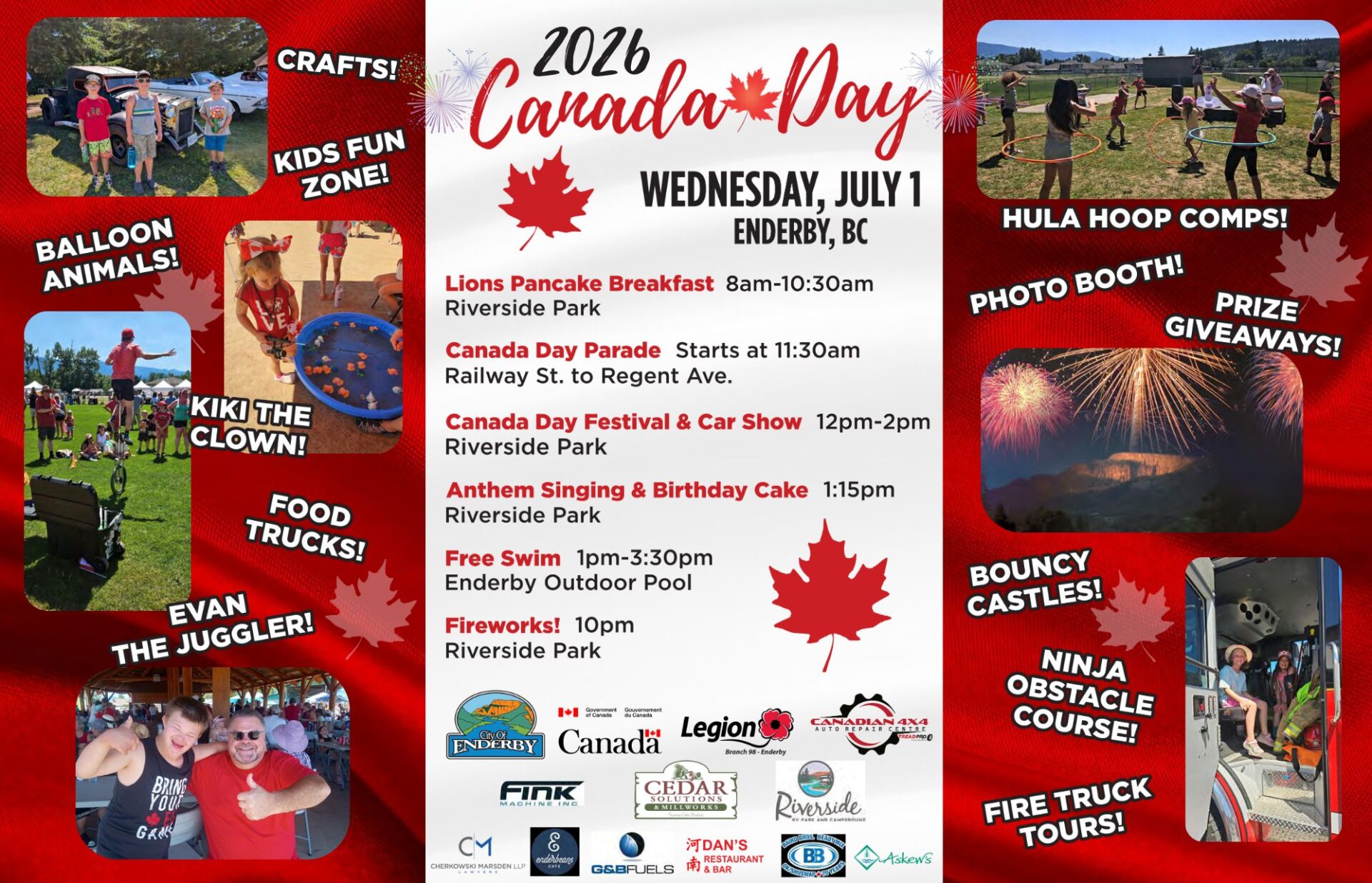 Canada Day 2026 – Enderby Canada Day 2026 - Enderby